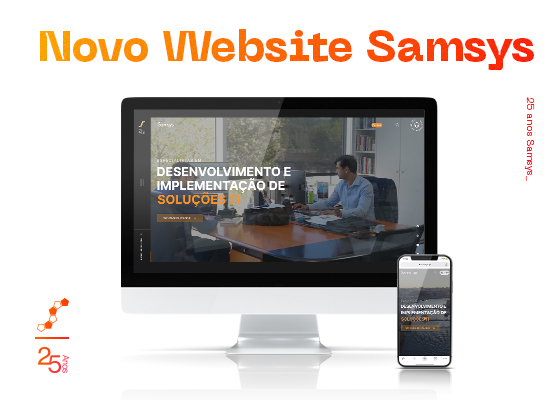 Website Samsys - 25 anos