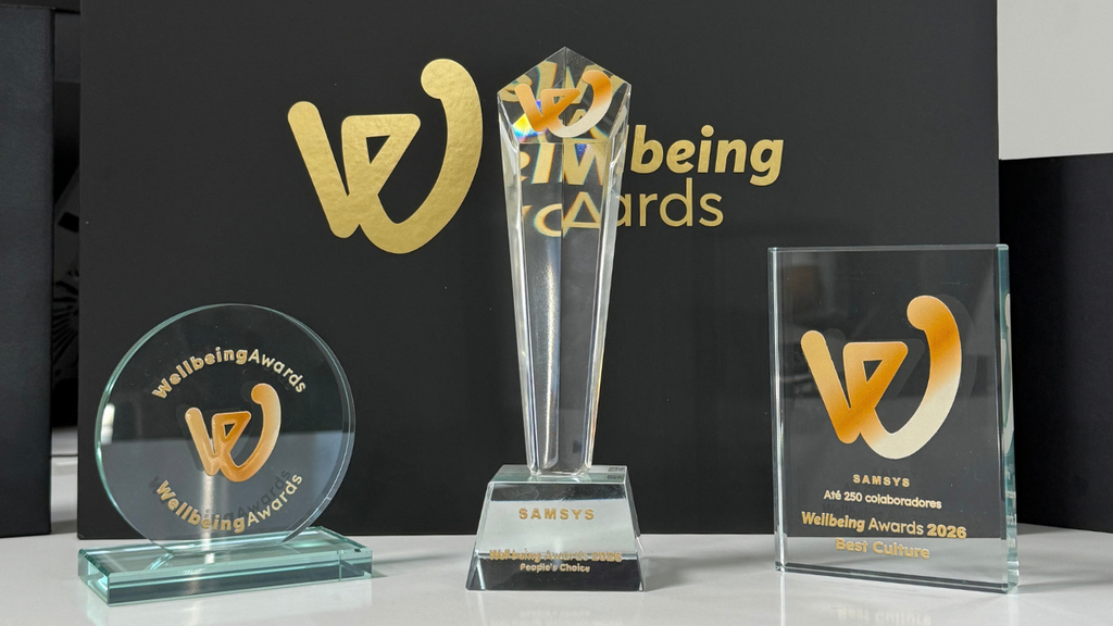 Wellbeing Awards 2026: prémios Best Culture of Wellbeing e People's Choice conquistados pela Samsys