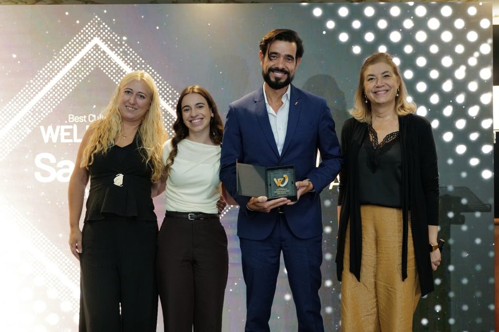 Wellbeing Awards 2026: equipa Samsys na cerimónia de entrega dos prémios.